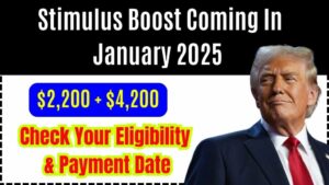 In January 2025, a $2,200 + $4,200 stimulus boost will be available. These are the only ones who will receive it. Verify your eligibility and payment date.