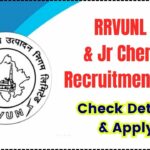 RRVUNL JE & Junior Chemist Recruitment 2025: 271 Vacancies Announced – Complete Guide to Apply