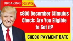 $800 December Stimulus Check: Are You Eligible? Payment Dates & Claim Guide