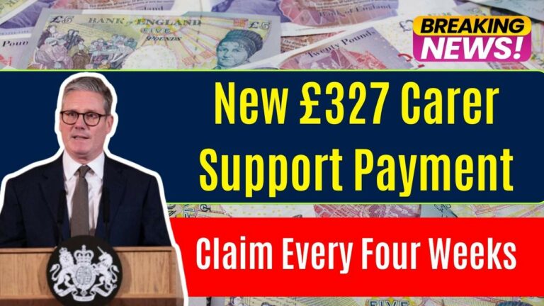 New £327 Carer Support Payment: Get Paid Every Four Weeks – Full Eligibility & How to Claim